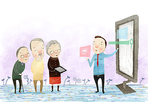 PSD 여자 교육 노년 남자 문화 안경 여유 일러스트 지팡이 정보기술 사람 여러명 성인 일상 생활 실버라이프 태블릿 모니터 복지 즐거움 노인만 성인만 국내일러스트 라이프스타일 잡화 감정 다수 기술 라이프 전자제품 스마트기기 컴퓨터 사회이슈 파일형식