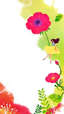 전신 PSD 식물 여자 꽃 백그라운드 일러스트 상상 한명 사람 성인 판타지 순수 여자만 여자한명만 성인여자만 성인만 국내일러스트 1 컨셉 파일형식