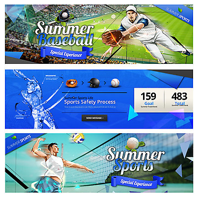 PSD 템플릿 배너 계절 남자 스포츠 웹템플릿 사람 성인 세명 여름 운동 야구 야구방망이 글러브 야구글러브 배구 야구공 야구장 웹배너 남자만 남자한명만 성인남자만 성인만 이미지템플릿 스포츠용품 장갑 공 스포츠시설 건강 구기 야구용품 파일형식