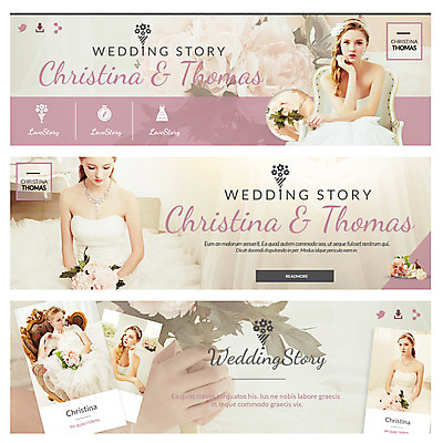 PSD 서양인 외국인 템플릿 배너 여자 부케 웨딩드레스 웹템플릿 결혼 목걸이 사람 여러명 성인 귀걸이 보석 티아라 웹배너 여자만 성인여자만 성인만 이미지템플릿 드레스 꽃다발 다수 장신구 왕관 인종 이벤트 광석 파일형식