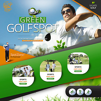 PSD 서양인 외국인 템플릿 남자 스포츠 웹템플릿 골프 이벤트페이지 사람 이벤트 여러명 성인 친구 운동 웹 골프채 골프카트 남자만 성인남자만 성인만 이미지템플릿 다수 인터넷 관계 골프용품 건강 인종 구기 페이지 파일형식