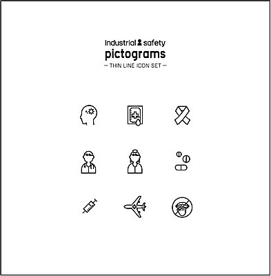 아이콘 비행기 사람모양 주사기 안전 사람없음 치료 세트 픽토그램 알약 약 간호사 의사 산업안전 2D아이콘 AI파일 모양 산업 의학 의료기기 항공교통 대중교통 의료진 파일형식 벡터