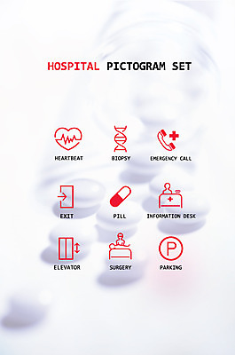 아이콘 출입구 안내 사람모양 병원 사람없음 세트 픽토그램 알약 조직 수술 맥박 주차 엘리베이터 프런트 전화기 2D아이콘 AI파일 모양 의학 치료 약 파일형식 벡터