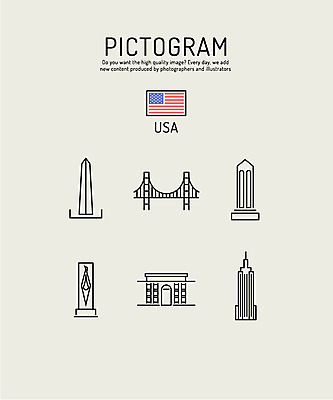 아이콘 건축물 빌딩 사람없음 관광지 세트 픽토그램 미국 기념물 랜드마크 엠파이어스테이트빌딩 2D아이콘 AI파일 건축 여행 북아메리카 건물 파일형식 벡터