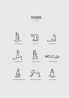 아이콘 포즈 요가 사람모양 사람없음 세트 픽토그램 운동 요가자세 낙타자세 아치자세 코브라자세 전사자세 2D아이콘 AI파일 모양 웰빙 건강 파일형식 벡터