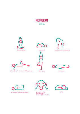 아이콘 포즈 요가 사람모양 사람없음 세트 픽토그램 운동 요가자세 아기자세 나무자세 2D아이콘 AI파일 모양 웰빙 건강 파일형식 벡터