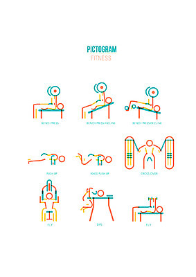 아이콘 사람모양 사람없음 세트 픽토그램 운동 헬스 팔굽혀펴기 벤치프레스 인클라인벤치프레스 맨몸운동 2D아이콘 AI파일 모양 건강 운동기구 파일형식 벡터