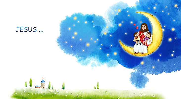 PSD 여자 남자 별 기독교 종교 어린이 캘리배경 일러스트 안기 수채화 사람 성인 세명 교회 믿음 희망 달 예수 국내일러스트 자연요소 감정 백그라운드 종교건축 모션 건물 신_종교 파일형식