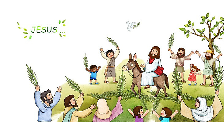 PSD 나무 식물 여자 남자 기독교 종교 어린이 캘리배경 일러스트 나뭇잎 수채화 사람 여러명 성인 믿음 희망 기쁨 예수 당나귀 국내일러스트 감정 다수 백그라운드 잎 말_동물 신_종교 파일형식