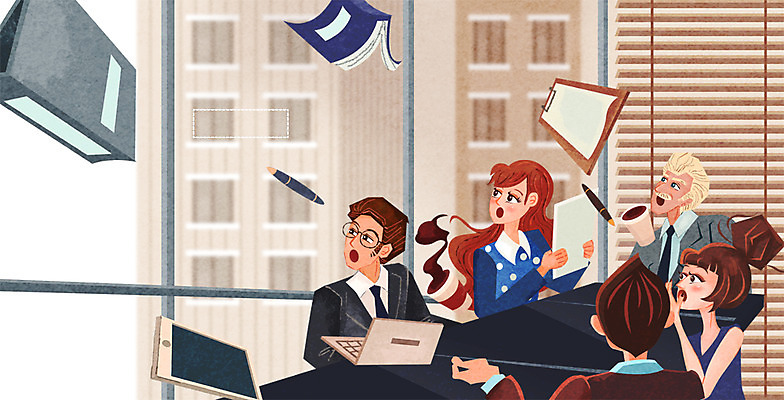 PSD 여자 남자 커피 일러스트 비즈니스 상상 사람 여러명 성인 책 노트북 판타지 태블릿 볼펜 회의실 문서 무중력 특별함 성인만 국내일러스트 음료 다수 컨셉 전자제품 스마트기기 펜 파일형식