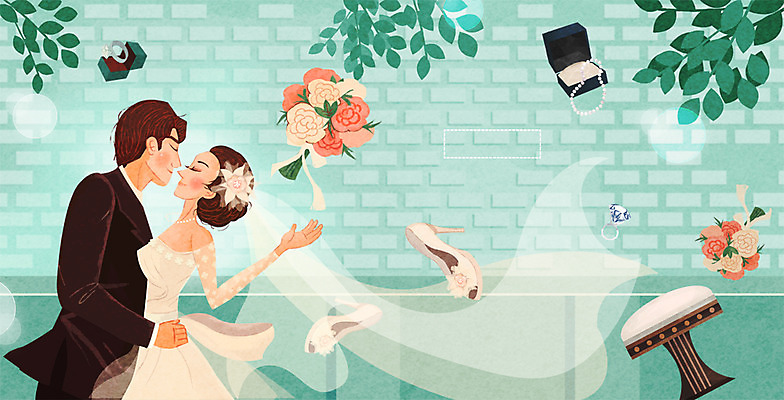 PSD 커플 여자 남자 신부 구두 부케 웨딩드레스 신랑 의자 일러스트 목걸이 상상 사람 정장 턱시도 성인 두명 판타지 반지 무중력 특별함 성인만 국내일러스트 드레스 옷 꽃다발 가구 결혼 신발 컨셉 장신구 관계 파일형식