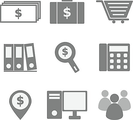 EPS 해외이미지 지폐 일러스트 비즈니스 컴퓨터 픽토그램 달러 비즈니스맨 전화기 심볼 사인 파일 바인더 해외202004 해외일러스트 남자 돈 전자제품 사무용품 직장인 파일형식 벡터 이미지허브