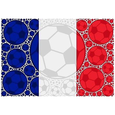 EPS 해외이미지 유럽 스포츠 컨셉 일러스트 아이디어 그래픽 빨간색 파란색 축구 경쟁 프랑스 흰색 깃발 우승 가죽 합성 패배 분실 챔피언 토너먼트 튕기기 필승 해외202004 해외일러스트 나라 컬러 모션 구기 최고 파일형식 벡터 이미지허브