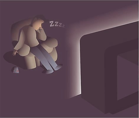 EPS 해외이미지 남자 일러스트 앉기 소파 텔레비전 관찰 잠 리모컨 야간 지루함 낮잠 게으름 해외202004 해외일러스트 자연요소 감정 컨셉 의자 모션 사람 전자제품 파일형식 벡터 가구 생활용품 오브젝트 이미지허브