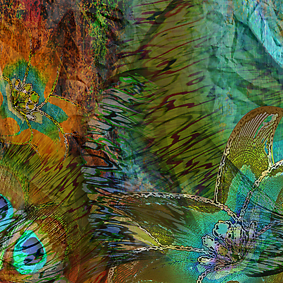 포토 JPG 해외이미지 디자인 꽃 종이 백그라운드 꽃무늬 벽지 사람없음 초록색 공작 깃털 이국적 해외202004 해외포토 식물 컬러 무늬 조류 파일형식 이미지허브