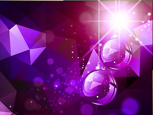 EPS 해외이미지 별 크리스마스 일러스트 공 유리 추상 휴가 새해 장식 빛 장난감 보라색 장식볼 축하 야간 기적 마법 파열 해외202004 해외일러스트 자연요소 기념일 컬러 컨셉 무늬 재질 파일형식 벡터 이미지허브