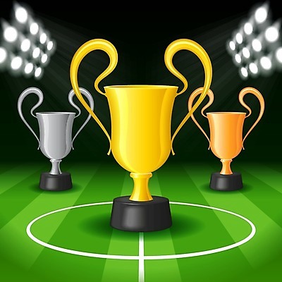 EPS 해외이미지 스포츠 백그라운드 일러스트 놀이 성공 전등 컵 초록색 빛 금속 축구 경쟁 경기장 장비 축하 우승 점 황금 상패 트로피 오브젝트 승자 챔피언 필승 해외202004 해외일러스트 식기 컬러 컨셉 스포츠시설 재질 조명 구기 최고 상_우승 파일형식 벡터 이미지허브