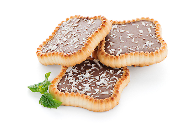 포토 JPG 해외이미지 디저트 실내 사람없음 쿠키 세개 달콤 민트 흰배경 초코맛 타르트 해외202004 해외포토 음식 빵 백그라운드 3 내부 초콜릿 흰색 맛 허브 파이_빵 파일형식 이미지허브