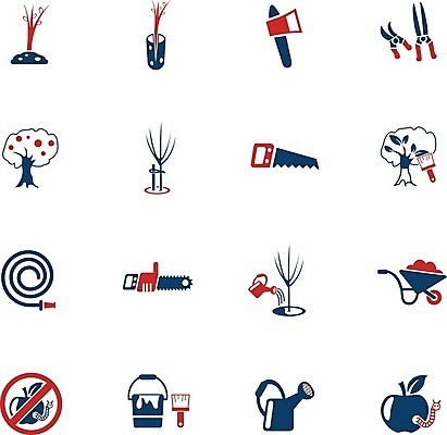 EPS 해외이미지 나무 일러스트 흙 수레 물뿌리개 붓 벌레 사과 양동이 심볼 물주기 원예 라임 도끼 호스 가터벨트 묘목 해외202004 해외일러스트 식물 곤충 과일 모션 취미 카트 벨트 파일형식 벡터 이미지허브