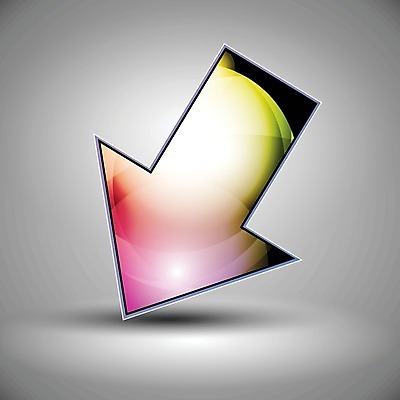 EPS 해외이미지 모양 디자인 인터넷 일러스트 화살 그림자 미술 장식 빨간색 초록색 빛 반사 금속 회색 그늘 노려봄 해외202004 해외일러스트 컬러 재질 문화예술 표정 파일형식 벡터 이미지허브