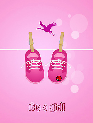 포토 JPG 해외이미지 여자 어린이 분홍색 신발 일러스트 친절 사람없음 아기 발표 엽서 무당벌레 세례 황새 해외202004 해외포토 컬러 곤충 조류 사람 편지 파일형식 이미지허브