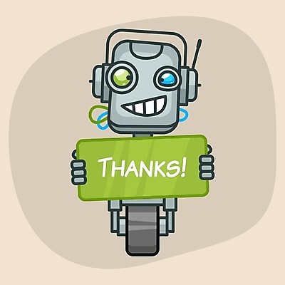 EPS 해외이미지 캐릭터 디자인 행복 과학 일러스트 미술 미소 그래픽 전자제품 기계 바퀴 만화 철 가득함 로봇 사인 감사 클립 철사 마스코트 인공 지능 해외202004 해외일러스트 일러캐릭터 감정 문화예술 표정 파일형식 벡터 이미지허브