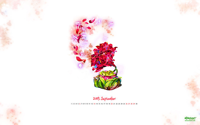 JPG 월페이퍼 바탕화면 9월 날짜 파일형식