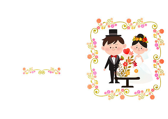 PSD 부부 여자 남자 꽃 행복 부케 웨딩드레스 결혼 일러스트 함께함 사랑 사람 정장 턱시도 성인 두명 로맨틱 가을 웨딩케이크 청첩장 웨딩마치 성인만 국내일러스트 식물 커플 드레스 옷 계절 감정 꽃다발 컨셉 카드_감사 이벤트 케이크 파일형식