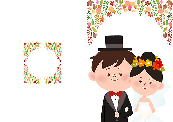 PSD 부부 여자 남자 꽃 행복 부케 웨딩드레스 결혼 낙엽 잎 일러스트 함께함 사랑 사람 정장 턱시도 성인 두명 팔짱 로맨틱 가을 청첩장 웨딩마치 성인만 국내일러스트 식물 커플 드레스 옷 계절 감정 꽃다발 컨셉 모션 카드_감사 이벤트 파일형식