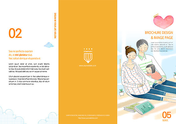 PSD 템플릿 편집 북디자인 부부 여자 표지 남자 어린이 리플렛 북커버 3단접지 사람 앉기 팜플렛 성인 책 세명 임산부 임신 이미지템플릿 커플 모션 파일형식