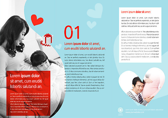 PSD 템플릿 편집 북디자인 여자 남자 내지 어린이 리플렛 북커버 3단접지 사람 팜플렛 여러명 성인 임산부 임신 한국인 하트 이미지템플릿 모양 다수 동양인 파일형식