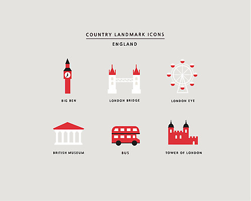 아이콘 영국 사람없음 세트 박물관 런던 빅벤 이층버스 랜드마크 런던브릿지 런던아이 2D아이콘 AI파일 유럽 버스 다리_건축물 시계탑 파일형식 벡터
