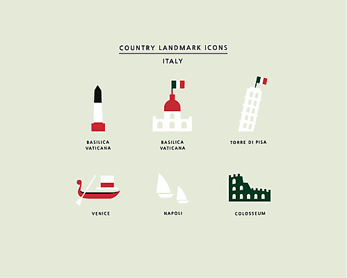 아이콘 사람없음 세트 이탈리아 국기 노 피사의사탑 베네치아 콜로세움 나폴리 랜드마크 바실리카 바티칸시티 산마르코광장 선박 2D아이콘 AI파일 유럽 수상교통 세계문화유산 로마 파일형식 벡터