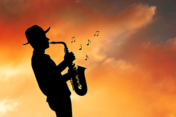 포토 JPG 해외이미지 실루엣 음악 일러스트 놀이 사람없음 소리 일몰 콘서트 음악가 기구 악단 색소폰 예술가 재즈 해외202004 해외포토 직업 문화예술 촬영기법 노을 공연 목관악기 파일형식 이미지허브