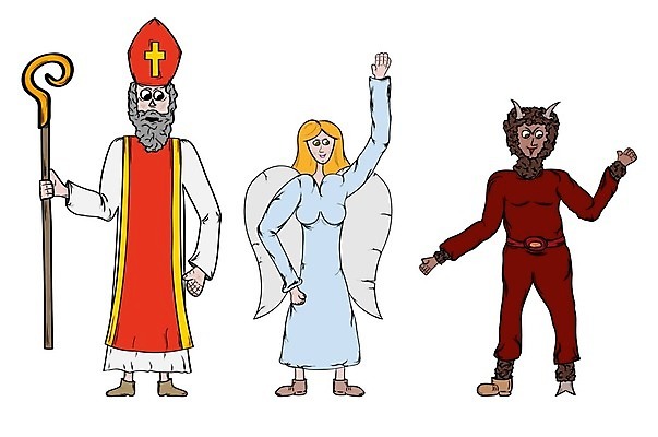 EPS 해외이미지 캐릭터 전통 디자인 계절 행복 종교 십자가 크리스마스 겨울 날개 일러스트 하늘 휴가 천사 털 뿔 선물 미술 장식 빨간색 파란색 축하 최고 그리기 성자 악마 12월 만화 스케치 심볼 직원 머리장식 체코 천국 고립 지옥 해외202004 해외일러스트 일러캐릭터 기념일 감정 유럽 컬러 컨셉 모션 문화예술 날짜 파일형식 벡터 이미지허브