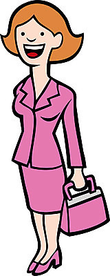 EPS 해외이미지 클립아트 디자인 드레스 분홍색 가방 일러스트 비즈니스 미소 정장 그래픽 흰색 지갑 만화 그림 고립 엘리먼트 해외202004 해외일러스트 잡화 옷 컬러 표정 파일형식 벡터 이미지허브