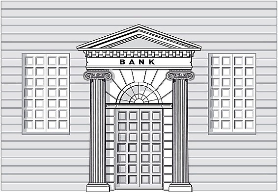 EPS 해외이미지 돈 일러스트 비즈니스 주택 건물 금융 문 저축 재산 해외202004 해외일러스트 건축물 경제 파일형식 벡터 이미지허브