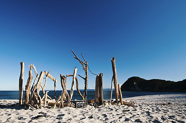 포토 JPG 해외이미지 모래 바다 하늘 사람없음 목재 물 시골 막대기 뉴질랜드 통나무 해외202004 해외포토 자연요소 나무 재료 오세아니아 파일형식 이미지허브