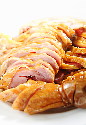 포토 JPG 해외이미지 음식 조각 오리 육류 요리 사람없음 주방 식당 식사 슬라이스 점심식사 해외202004 해외포토 식재료 조류 상점 파일형식 이미지허브