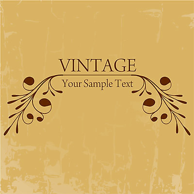 EPS 해외이미지 백그라운드 잎 일러스트 타이포그라피 사람없음 갈색 빈티지 잎줄기 해외202004 해외일러스트 식물 문자 줄기 컬러 컨셉 파일형식 벡터 이미지허브