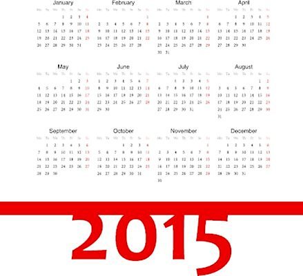 EPS 해외이미지 템플릿 디자인 계절 유럽 종이 일러스트 비즈니스 이벤트 그래픽 빨간색 사무실 숫자 다이어리 달력 시간 신용카드 일주일 날짜 12월 연도 정사각형 심플 페이지 2015년 월 기본 엘리먼트 해외202004 해외일러스트 도형 문자 나라 컬러 금융 사무용품 파일형식 벡터 이미지허브