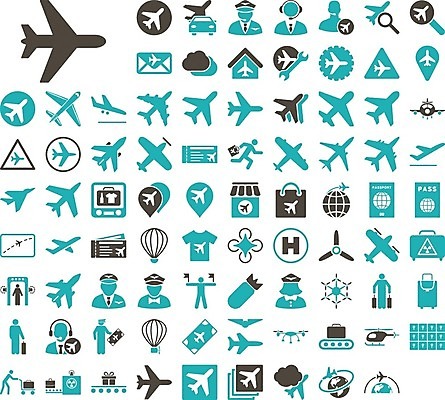 EPS 해외이미지 클립아트 일러스트 비행기 공항 도착 항공 출발 제트기 고립 상형문자 착륙 폭격기 해외202004 해외일러스트 문자 무기 컨셉 항공교통 교통시설 대중교통 파일형식 벡터 교통수단 교통 시설 이미지허브
