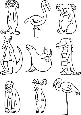 EPS 해외이미지 클립아트 동물 캐릭터 손 디자인 야생동물 분홍색 포즈 백그라운드 날개 일러스트 곰 아프리카 자연 조류 염소 동물원 미술 그래픽 장식 세트 검은색 사막 흰색 원숭이 물개 만화 플라밍고 깃털 악어 캥거루 램 미어캣 엘리먼트 이국적 칼라하리 해외202004 해외일러스트 일러캐릭터 나라 컬러 포유류 파충류 문화예술 신체부위 바다동물 생태계 파일형식 벡터 이미지허브