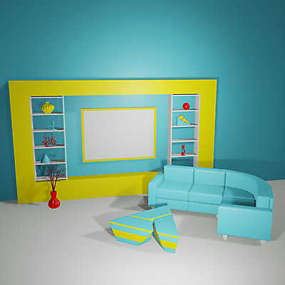 포토 JPG 해외이미지 템플릿 포스터 벽 액자 프레임 실내 액자틀 사람없음 내부 3D 방 목업 해외202004 해외포토 틀 디지털합성 파일형식 이미지허브