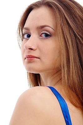 포토 JPG 해외이미지 백인 모델 1 라이프스타일 옷 여자 백그라운드 한명 사람 성인 빨간색 파란색 유행 흰색 입술 고립 스타일 유일 표현성 해외202004 해외포토 서양인 컬러 생활 신체부위 파일형식 이미지허브