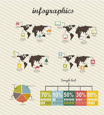 EPS 해외이미지 디자인 지도 일러스트 비즈니스 통계 그래프 사람없음 인포그래픽 정보 해외202004 해외일러스트 파일형식 벡터 이미지허브