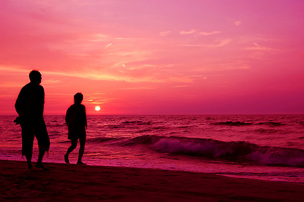 포토 JPG 해외이미지 전신 디자인 커플 여자 남자 행복 실루엣 바다 분홍색 풍경 성인 야외 두명 여름 걷기 일몰 성인만 해외202004 해외포토 계절 감정 컬러 관계 모션 촬영기법 사람 노을 파일형식 이미지허브