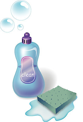 EPS 클립아트 음식 생활용품 일러스트 주방용품 사람없음 물 비눗방울 청소도구 세제 수세미 주방세제 국내일러스트 자연요소 도구 청소 오브젝트 파일형식 벡터