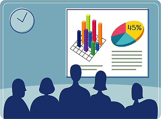 EPS 직업 여자 남자 일러스트 비즈니스 통계 그래프 실내 사람 여러명 금융 증권 주식 프레젠테이션 재테크 비지니스모델 스톡 국내일러스트 모델 다수 내부 경제 파일형식 벡터