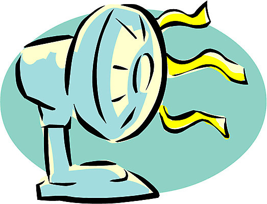 EPS 클립아트 일러스트 바람 사람없음 전자제품 가전제품 선풍기 하지 여름_계절 국내일러스트 자연요소 계절 날씨 절기 파일형식 벡터